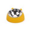 Stainless Steel Slanted Cat & Puppy Bowl - Small, Non-Slip Design for Food & Water