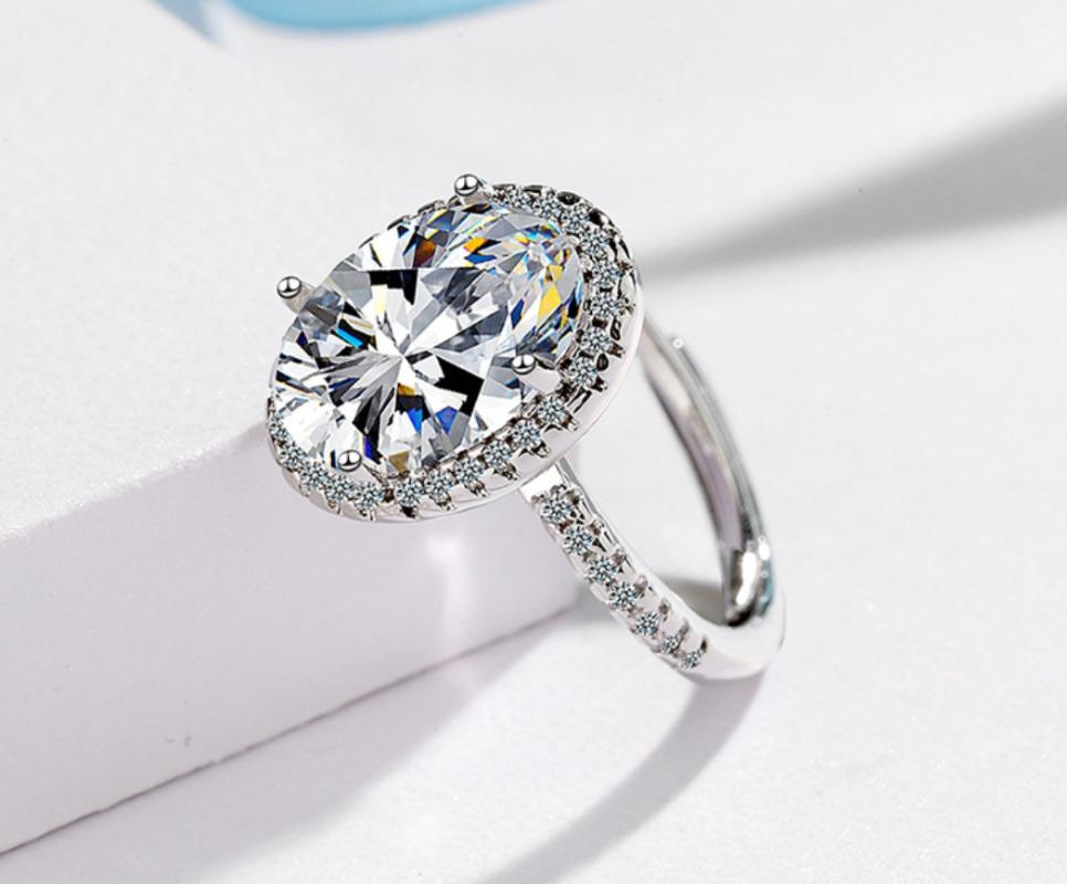 Copper Ring 5A Zircon For Women Cassic Wedding Jewelry Engagement Bands Fine Fashion Gift Party High Quality