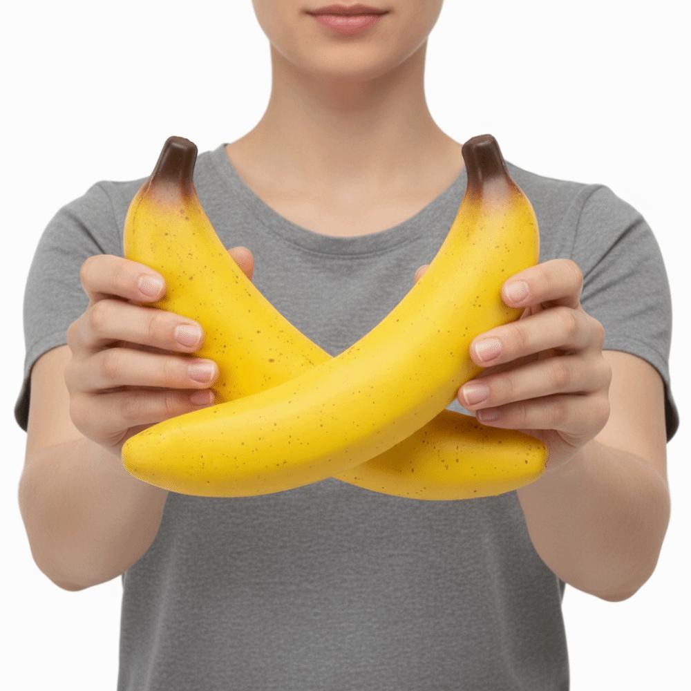 Relax Gift Banana Squeeze Toy Sensory Slow Rebound Toy Simulated Banana Vent Toy Autism Support