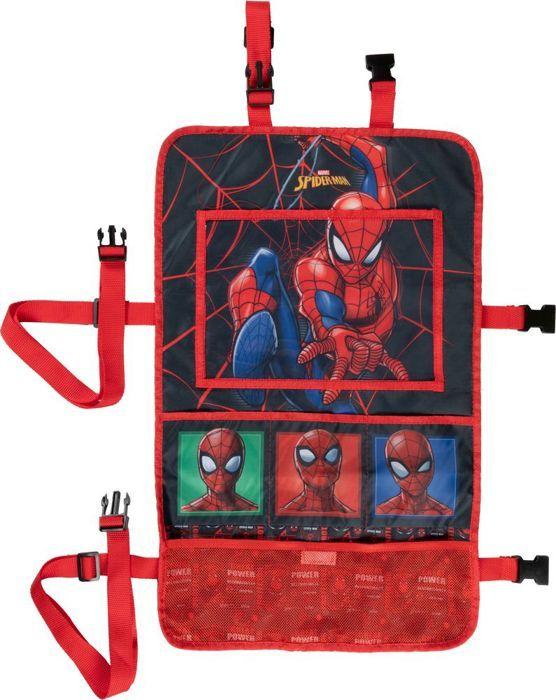 Organiseur De Siege - Poche De Rangement Tataway Organiseur de Protection pour Siège Auto Marvel Spiderman, Rouge