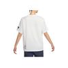 Nike Round Neck Letter Logo Print Drop Shoulder Short Sleeve T-Shirt Women T-Shirts White FZ1147-133