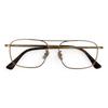 Adije Tiran (Gold) La1052 Eyeglass Frames Double Bridge Titanium Gold Frames