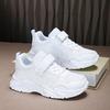 Jinjiang Children's Shoes, Children's White Shoes, Boys' Breathable Mesh Sports Shoes, Girls' Shoes, Spring/autumn Middle-age Kids Running Shoes