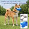Soft Silicone Dog Muzzle for -, -Barking, -Chewing - Pet Training Muzzle