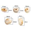 Two-Color Large Hole Irregular Acrylic Beads for DIY Bracelet, Necklace, and Pendant Accessories.