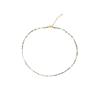 Bien Vetu 3Mm Carved Emerald Gold Ring Layered Necklace