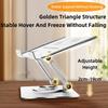 P2042 Foldable Tablet Stand Holder Alloy Steel 7-12 inch Tablet PC Desktop Mount for Hands-Free Use