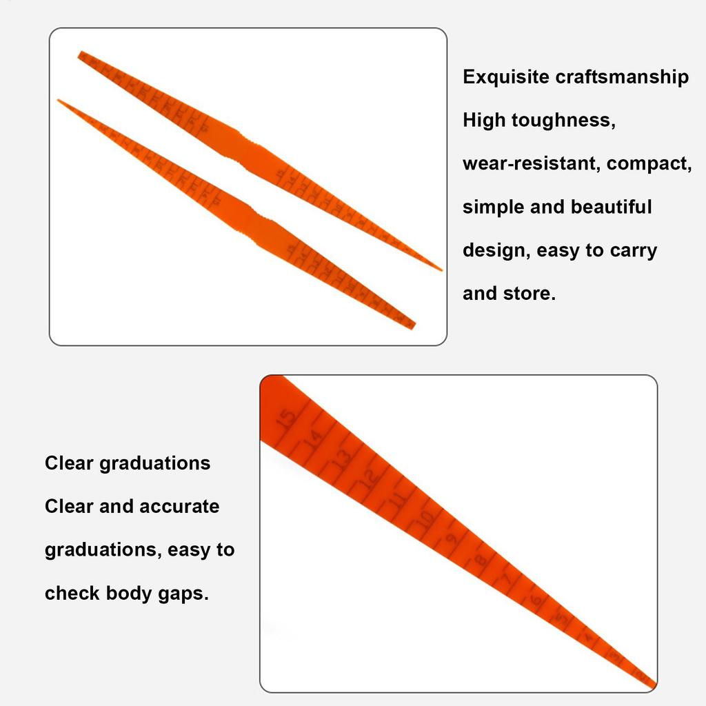Car Door Panel Gap Alignment Gauge Measuring Tool Vehicle Measurement Positioning Ruler Auto Body Gap Measurement Tool For Hood