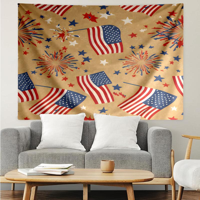 American Flag Wall Hanging Tapestry Wall Cloth Tapestries Decor Wall Bedroom Decoration