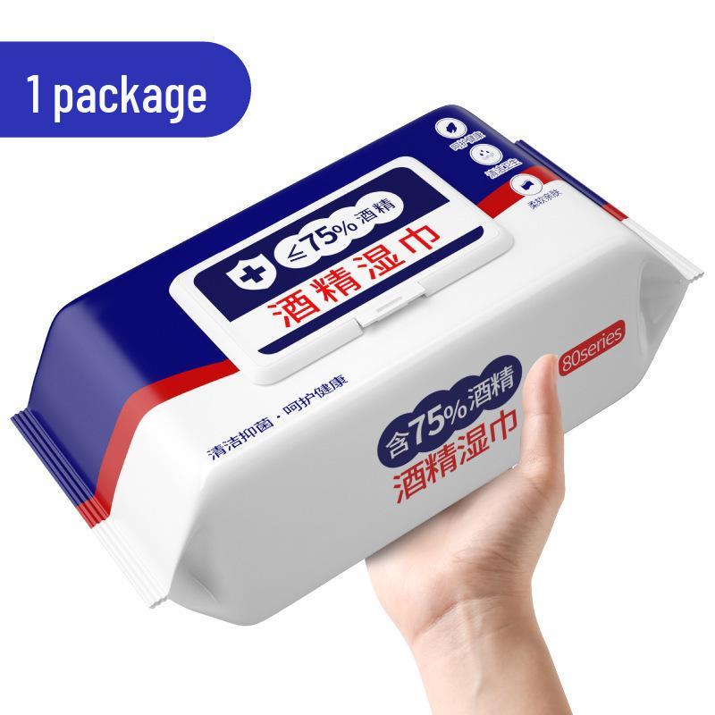 Дезинфицирующие салфетки со спиртом 75% - Большая упаковка для гигиены отеля и дома