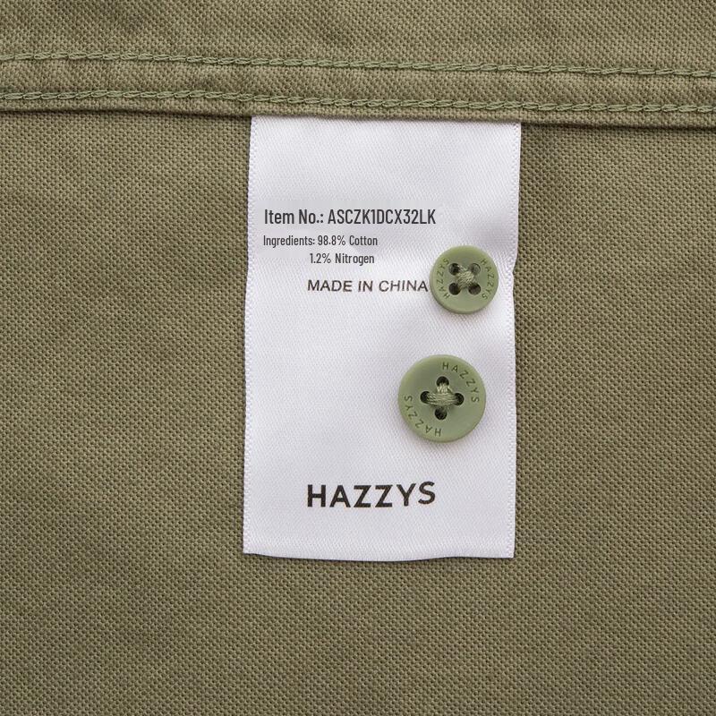 HAZZYS Men's Oxford Cloth Casual Long Sleeve Shirt