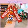 Charming Pirate Keychain Figurine Cartoon Style Ideal For Bags And Car Keys Gifts