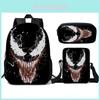Venom Kinder Schulrucksack Brotdose Federmäppchen Dreiteiliges Set Für Kinder
