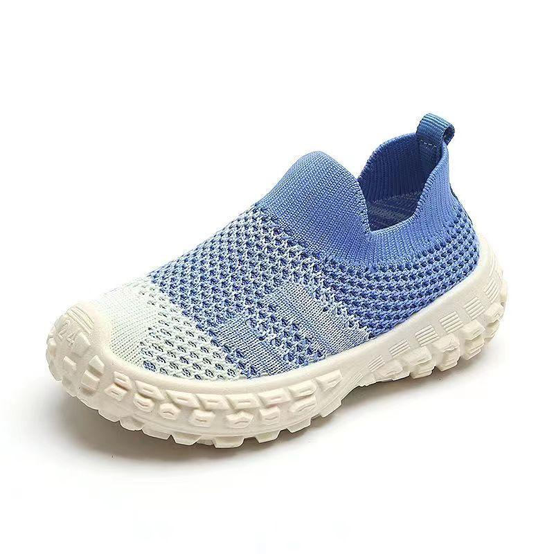 

Детская спортивная обувь Новая повседневная обувь для мальчиков Дышащая сетчатая обувь Нескользящая обувь для девочек с мягкой подошвой Детская обувь износостойкая 31