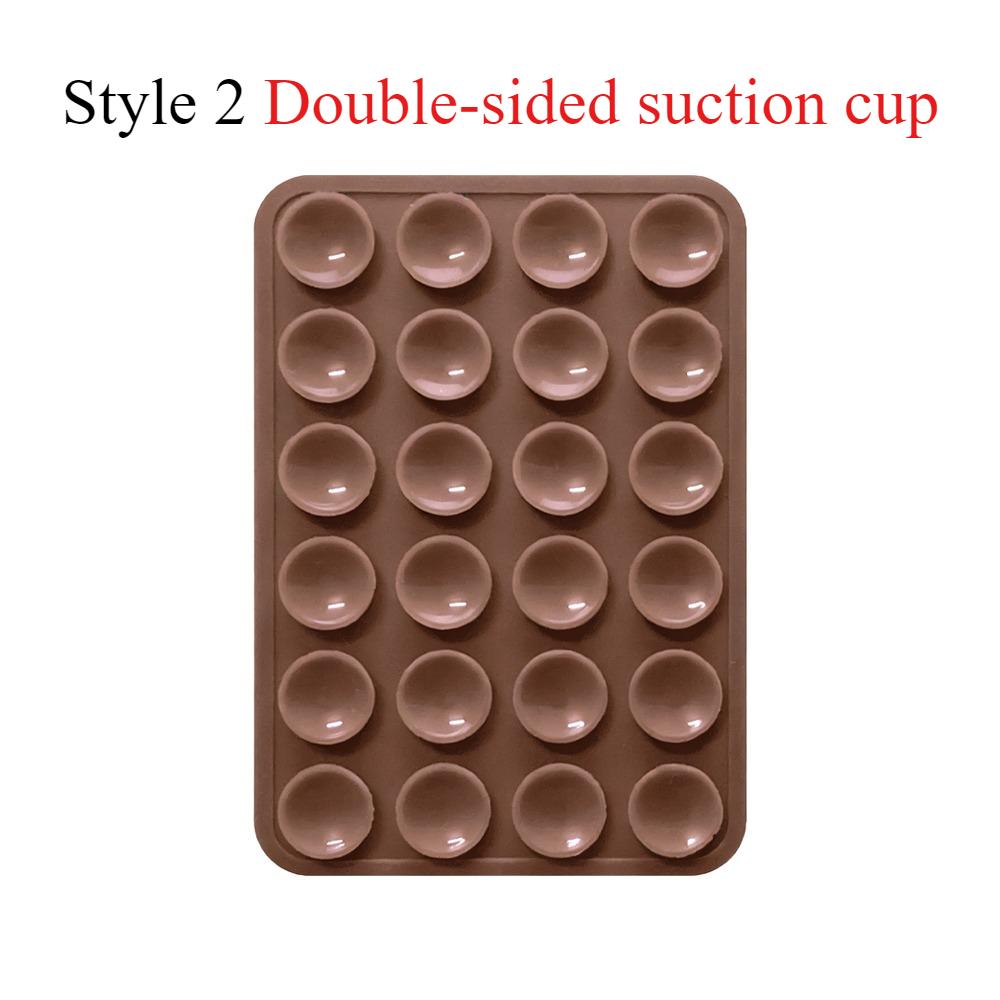 Sticker/Double-sided Suction Cup Adhesive Silicone Suction Pad Bracket Multifunction Rubber Sucker Pad Durable Mobile Phone