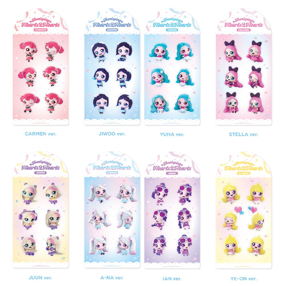 Teenieping X Hearts2Hearts Removable Luggage Sticker