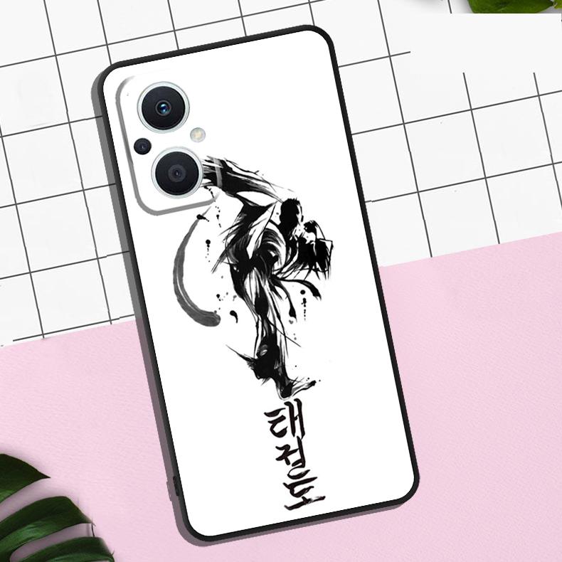 Kung Fu Taekwondo Karate Case For OPPO Reno 13 12 11 F 8T 7 8 10 Pro OPPO Find X8 Pro X6 Pro X3 X5 Lite Cover Coque