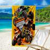 Beweis Strandtuch mit einem Monster Jam Muster - weich, saugfähig, schnelltrocknend, maschinenwaschbar - perfekt zum Schwimmen, Camping, Baden