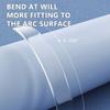 SEAMETAL 4PCS Extended Car Door Bumper Strip Transparent Car Body Protector Anti-scratch & Anti-Collision Rearview Mirror Protective Sticker