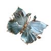 Retro Crystal Butterfly Brooch Pendant by Bo Xin Yun - Two-in-One Original Design