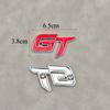 ABAM1 3D Metallbuchstaben GT Logo Auto Frontgrill Emblem Abzeichen Aufkleber Decals Für Geely GT Zubehör