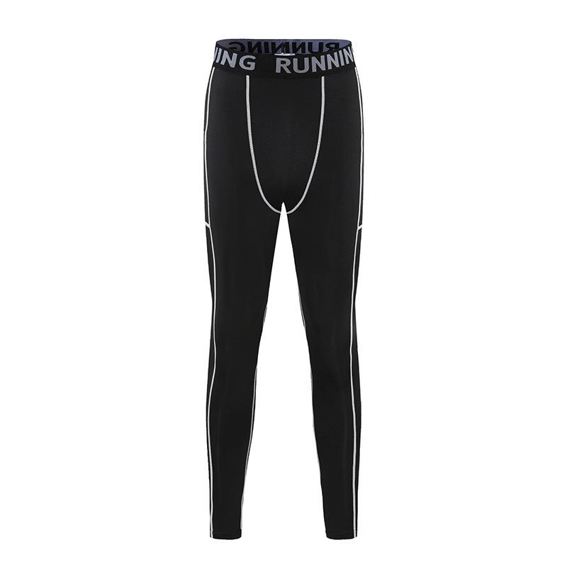 Summer Elastic Sports Compression Pants with Pockets