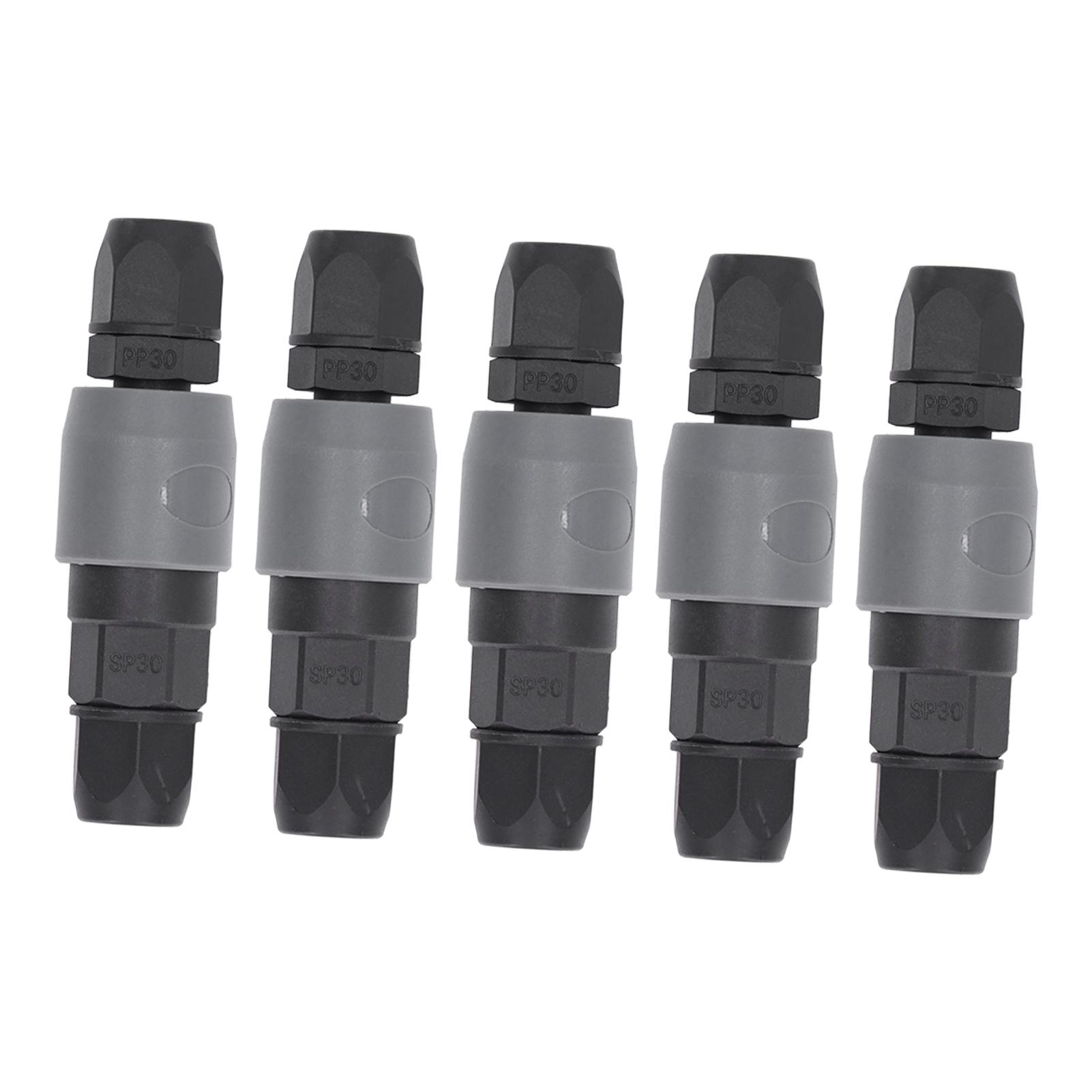 

5 Set Pneumatic Quick Connector C Type Self Locking Air Compressor Hose Coupler Plug Socket(SP+PP40