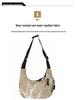 Trendy Large Capacity Ladies Casual Dumpling Crossbody Shoulder Bag for Work and Commute
