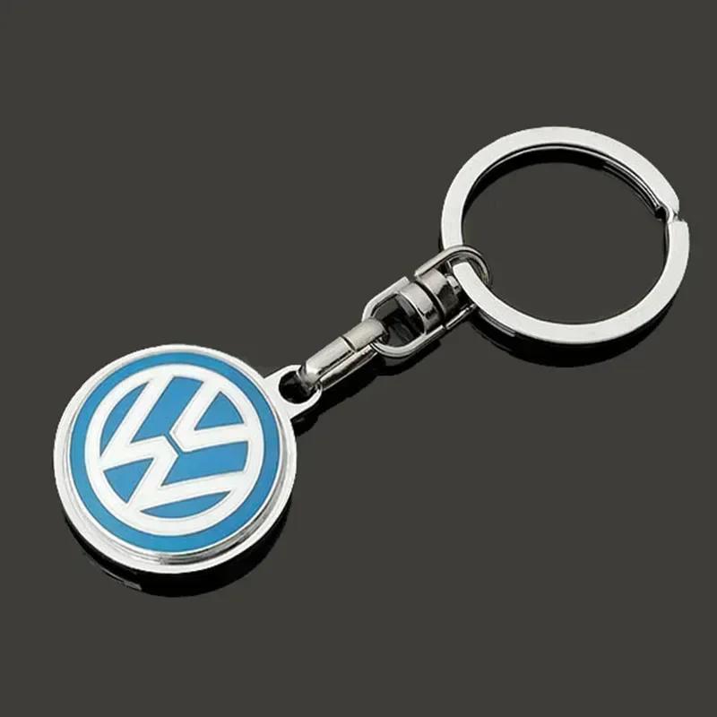 2025 Hot For Volkswagen Polo 7 6 5 Golf Passat MK2 MK3 Scirocco Lavida Santana Touran Car Logo Key Chain Keyring Metal Keychain