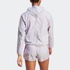 Adidas Run It Windbreaker With Spliced Logo Women Jackets Light-Purple HR9913