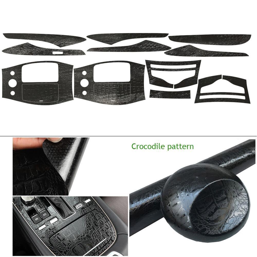 For Infiniti JX35 QX60 2012-2018 Interior Central Control Panel Door Handle Carbon Fiber Stickers Decals Car styling Accessorie