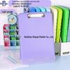 Large Capacity A4 File Box with Pen Slot & Clipboard for A5 Paper Storage