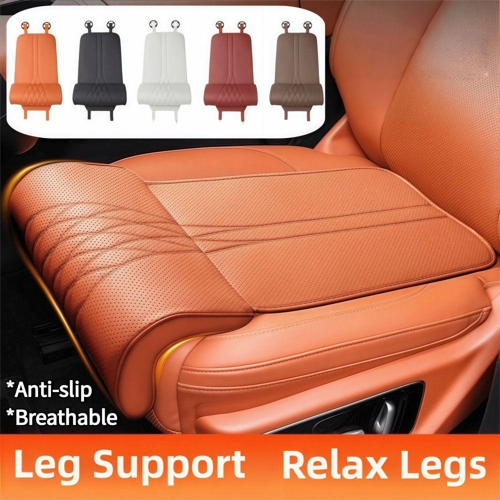 Universal Car Seat Leg Support Pad Leather Seat Extension Leg Rest Long Drive