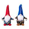 Festive Decoration Gnome With Colorful Red And Blue Hats Ideal For Independence Day Celebrations