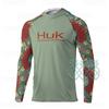 Cross-border HUK fishing suit outdoor hooded long-sleeved sunscreen T-shirt breathable Luya fishing suit UV protection ice silk