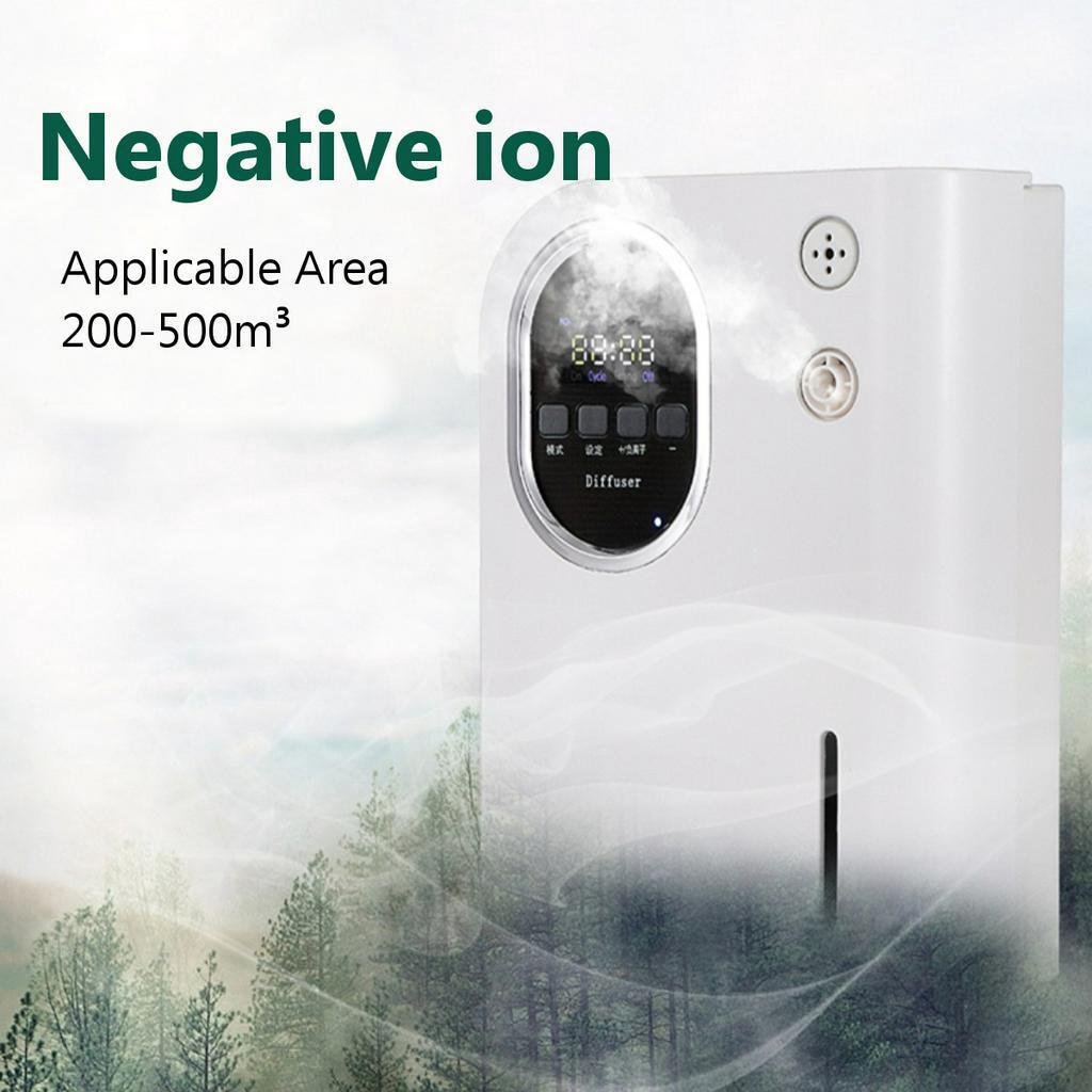DC 12V Fragrance Diffuser Air Purifier Essential Oil Air Ionizer with Timer Funciton and LCD Display for office hotel Home