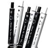 Pochacco Love Heart Black & White Gel Pen – Minimalist Style for Students and Exams