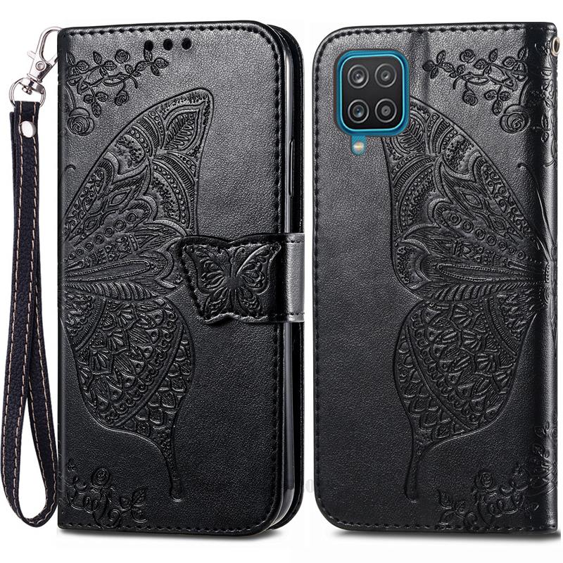 SamsungA12 Case For Samsung Galaxy A12 Wallet Leather Flip Phone Case For Samsung A12 A 12 Case Protective Cover Coque Fundas