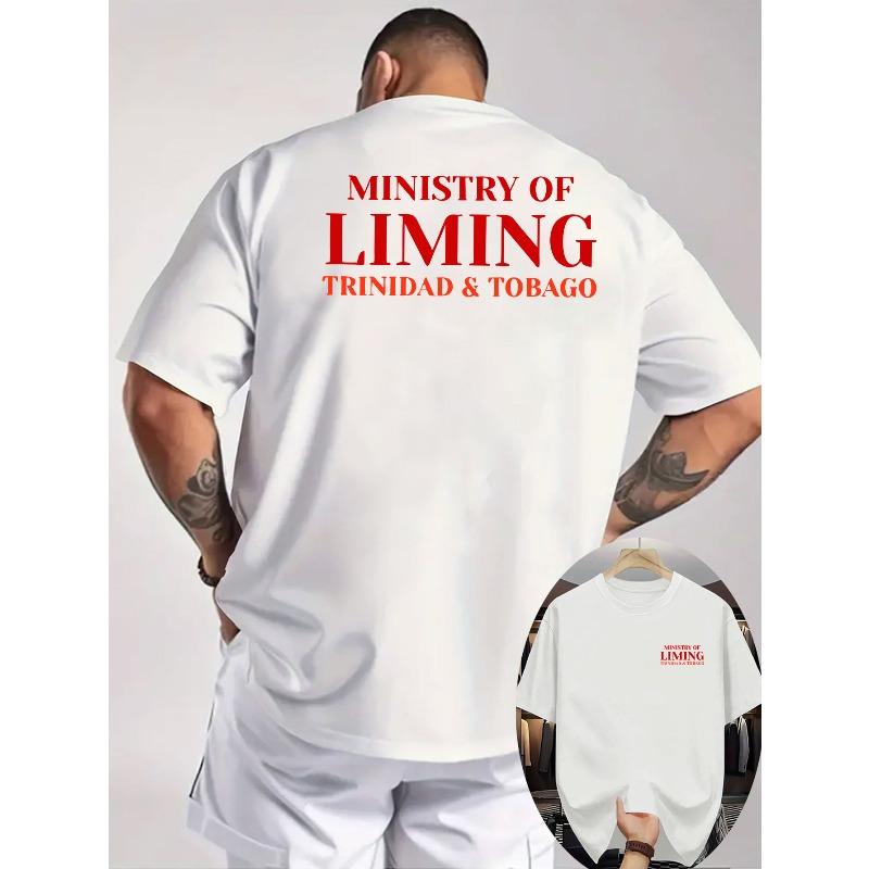 

2026 Summer New Men S Casual Short-Sleeve T-Shirt, Ribbed Round Neck Top, Print on Both Front And Back, Knitted Fabric, Refreshing And Comfortable S белый