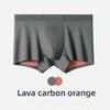 Men's Spring and Summer High Grade Light Luxury Without Mark Mulberry Silk Antibacterial Waist Four Corners Underwear