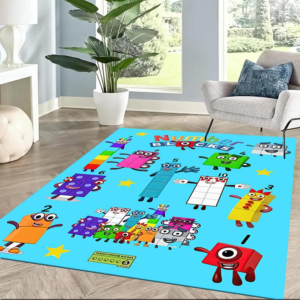 Numberblocks Carpet Design For Outdoor Decorate Room Study Room Foyer Antislip Carpet Office Home Decor Spiritual Gift