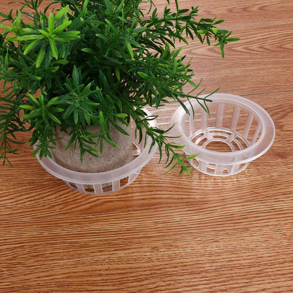 2Pcs Garden Supplies Flower Pot Aquarium Plant Culture Blue Plants Growth Mesh Net Cloning Plastic