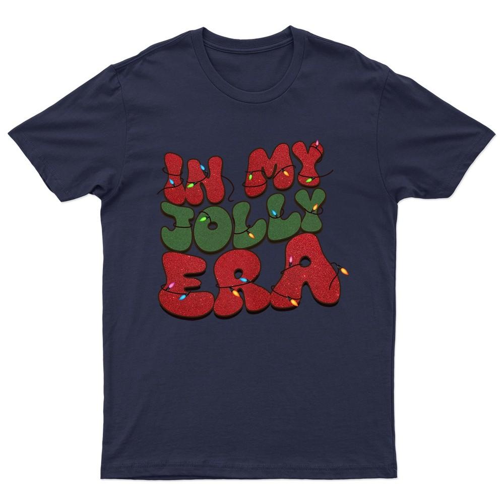 

In My Jolliest Era TShirt Unisex Gift Retro Seasonal Funny Xmas Santa Womens Unisex T-Shirt S