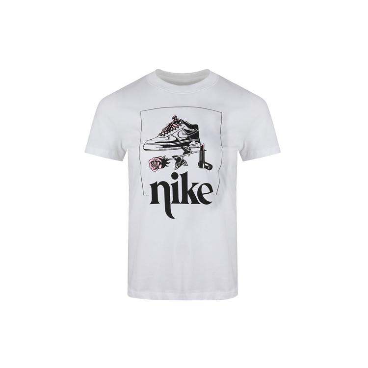 

New Nike Set in Sleeve T Shirt Women s White CT8925-100 M