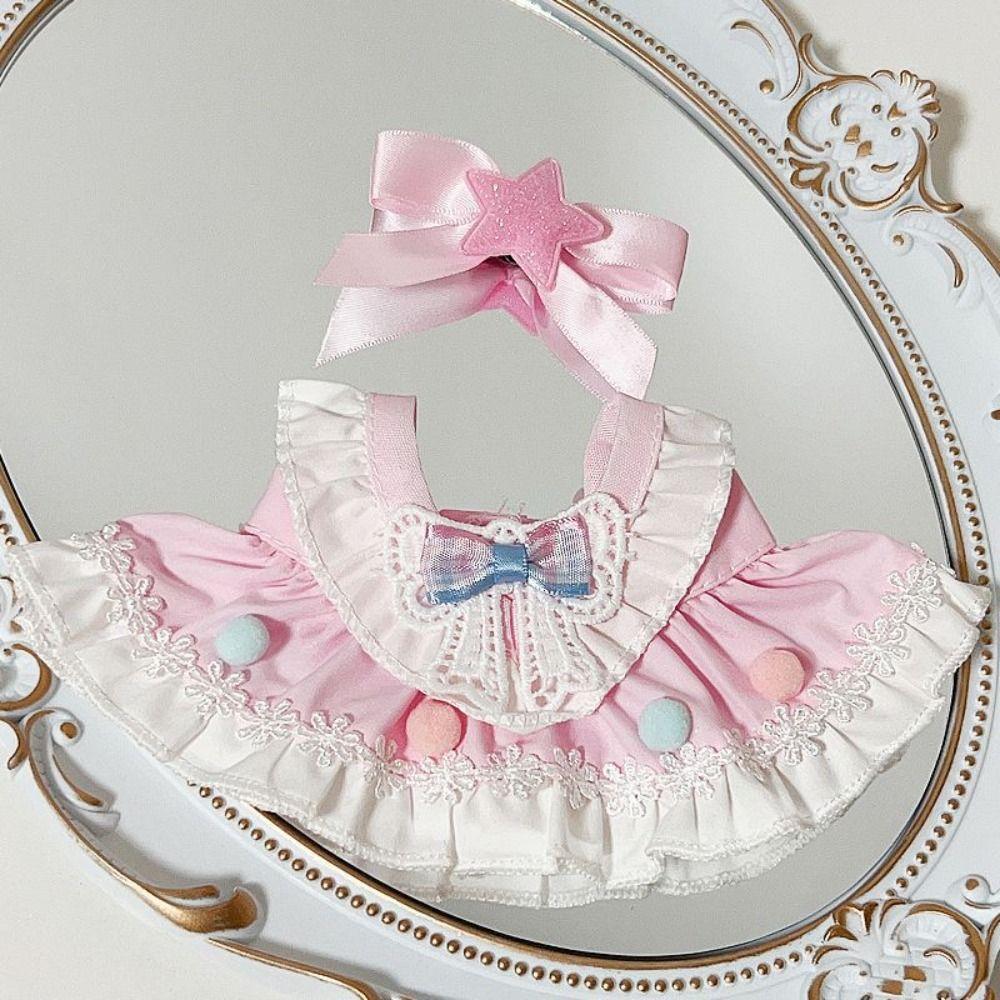 Doll Accessories 20cm Cotton Doll Clothes Kawaii Cotton Doll Skirt  Idol Star Doll