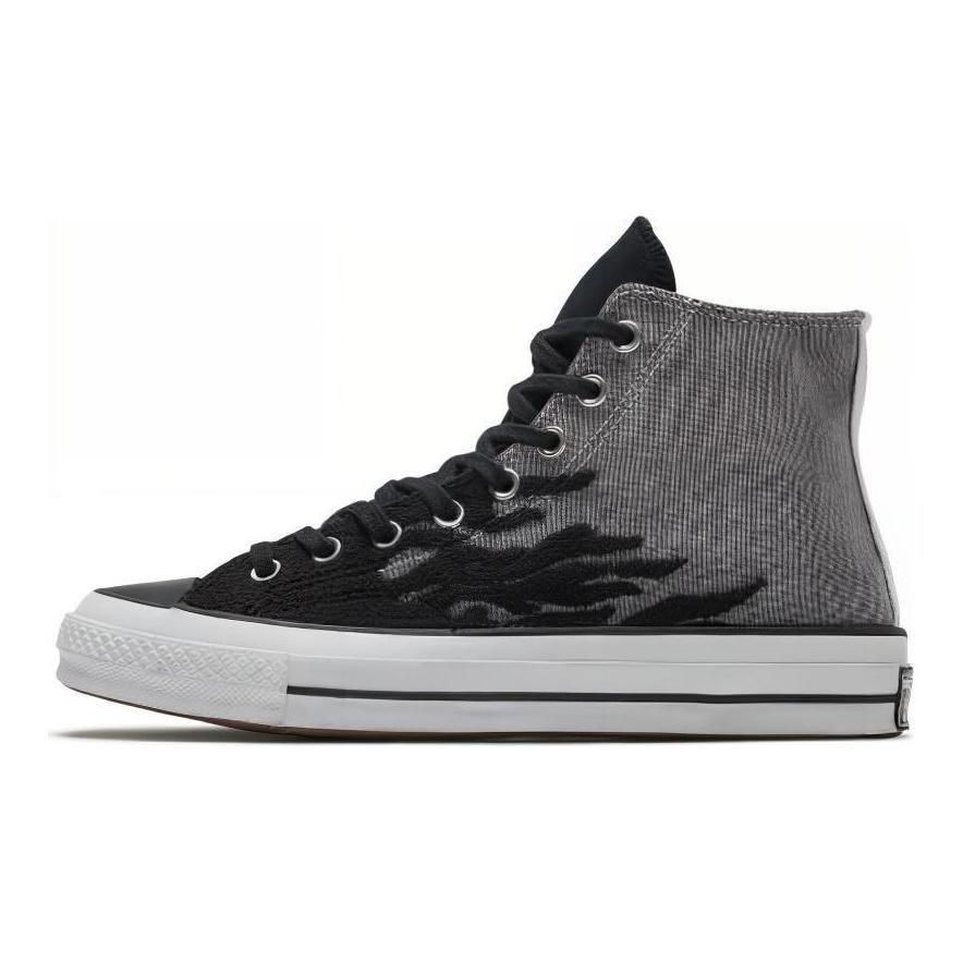 Converse 1970s Comfortable Casual High Top Canvas Shoes Unisex Black Grey