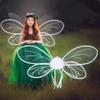 Handmade Fairy Butterfly Wings Fantasy Dragonfly Elf Wings Creative Elf Wings Costume  Children