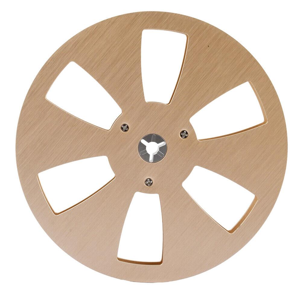 Пустая катушка Пустая шпуля Кассетная лента Звуковая лента 7-дюймовая пустая катушка Открытая катушка Пустая катушка Применимо к различным моделям золотой