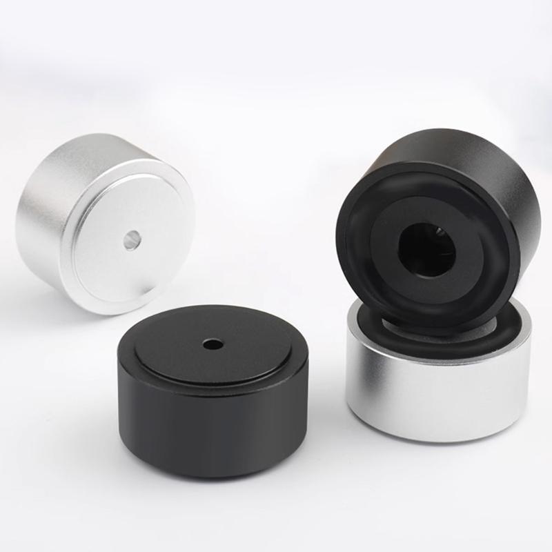 4Pcs HIFI Speaker Spikes Stand Feet Pad Aluminum Alloy Isolation Feet with Multiple Size for Various Sound Devices