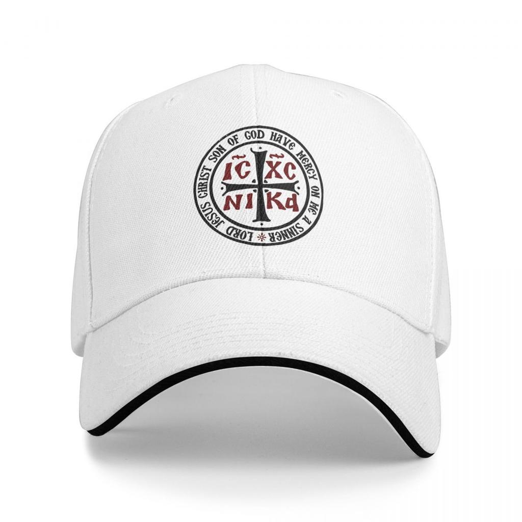 Ic Xc Nika Orthodox Symbol Print Baseball Caps Snapback Baseball Hats Breathable Casual Casquette Outdoor for Men And Women